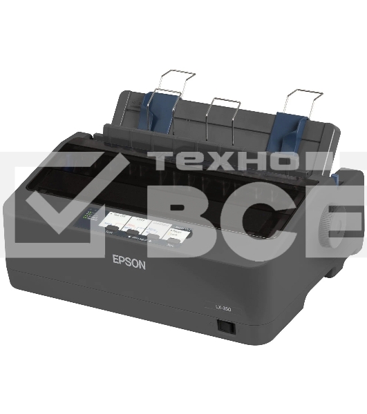 Принтер матричный Epson LX-350 (C11CC24031/C11CC24032), (А4, 357 cps (12 cpi), USB, LPT, COM)