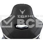 Кресло игровое Knight Thunder 5X черный эко.кожа крестов. металл, фото12