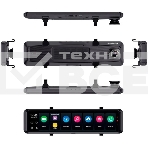 Видеорегистратор TrendVision aMirror 15 Android UNIVERSE черный 1080x1920 1080p 140гр. GPS внутренняя память:64Gb UIS8581A, фото2