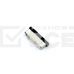 Разъем FPC Half Coverage Bottom Contact 0.5K-BX-16PWB 16 pin высота 2мм шаг 0,5мм, фото2