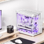 Корпус без блока питания JONSBO TK-2, Midi-Tower, TG, no fans, 1xUSB-A 3.2 + 1xUSB-C 3.2, ATX, mATX, mITX White, фото8