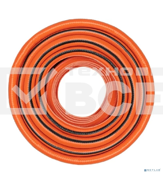 Шланг поливочный ПВХ 3-х слойный армированный 3/4дюйм 50м Профи Плюс ЧЕТЫРЕ СЕЗОНА 62-0230-1