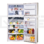 Холодильник Sharp SJ-XE59PMBE бежевый двухкамерный 430/148л морозилка сверху, фото9