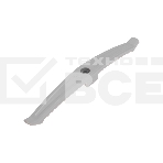 Держатель кабеля Rexant для прямого монтажа двусторонний серый, 240 мм (20 шт/уп), фото 1