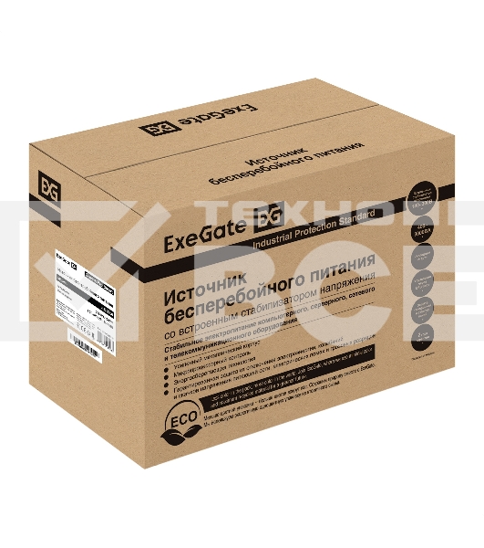 Источник бесперебойного питания ExeGate EX292632RUS SpecialPro Smart LLB-2000.LCD.AVR.2SH.RJ.USB