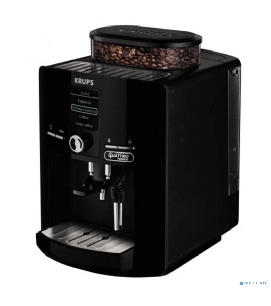 Кофемашина Krups Espresseria EA82F010 1450Вт черный/нержавеющая сталь
