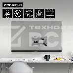 Крепление настенное ExeGate EWM1-3420-02 (кронштейн для одного монитора 13'-34', VESA 75x75, 100x100, макс. нагрузка 20 кг, наклон -10°/+10°, поворот -90°/+90°, вращение 360°, расстояние до стены 40-350мм, черный), фото7