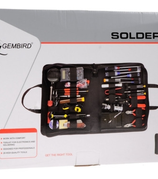 Набор инструментов Gembird TK-SOLDER (28 предметов)