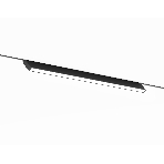 Трековый светильник GL2355 BK черный IP20 20W 3CCT 3000-6400K 48V 400*10*73, фото8