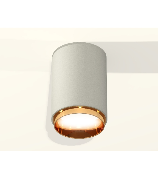 Светильник Ambrella Light XS6314024 SGR/PYG серый песок/золото желтое полированное MR16 GU5.3 (C6314, N6124)