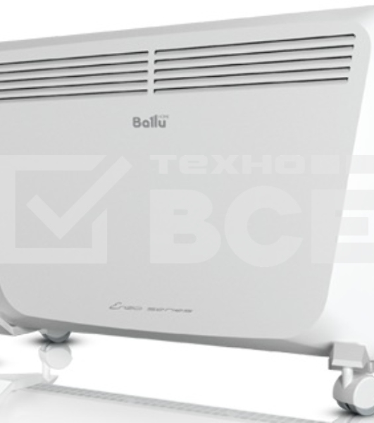 Конвектор Ballu Enzo BEC/EZMR-1500 белый, 1500 Вт, 20 м2, термостат