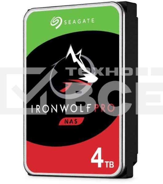 Жесткий диск Seagate Original SATA-III 4Tb ST4000NE001 NAS Ironwolf Pro (7200rpm) 256Mb 3.5