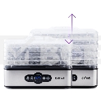 Сушилка для овощей и фруктов Kitfort KT-1914 5под. 240Вт черный, фото6