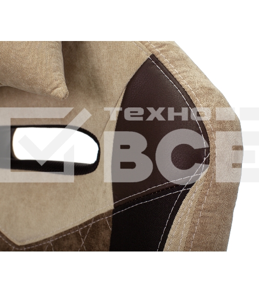 Кресло игровое Бюрократ VIKING 6 KNIGHT BR FABRIC коричневый, крестовина металл/пластик