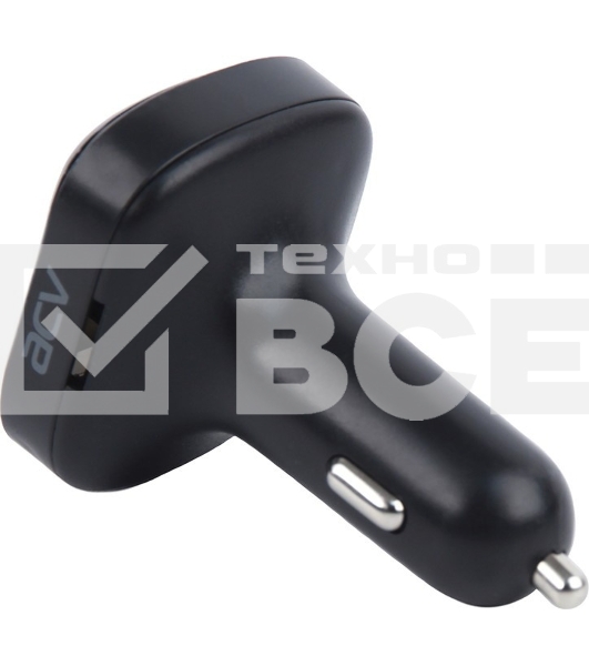 Автомобильный FM-модулятор ACV FMT-121B черный MicroSD BT USB (37575)
