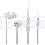 Наушники вакуумные AUX разъем с МК без рег.громкости длина 1.2м More choice P42 (White Gold), фото2