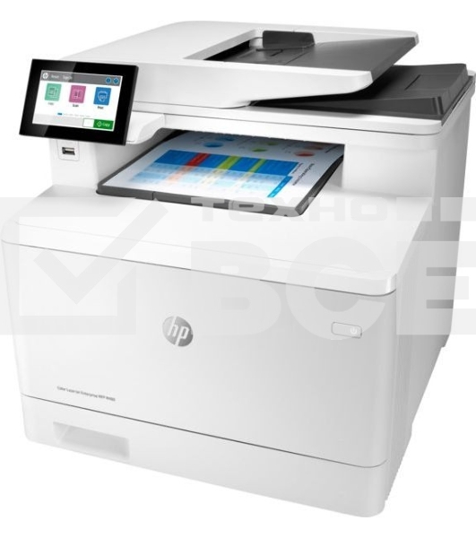 МФУ лазерный HP Color LaserJet Pro M480f (3QA55A), A4, цветной, печ. до 27 стр/мин., скан. до 29 стр/мин. (ч/б) 20 стр/мин. (цвет), 600 x 600 dpi, USB, RJ-45, Air Print, Mopria