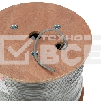 Кабель витая пара Rexant F/UTP, категория 6, ZH нг(А)-HF, 4PR, 23AWG, внутренний, серый, 305м, фото 1