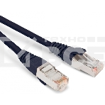 Патч-корд Hyperline F/UTP, экранированный, Cat.5е, LSZH, 5 м, черный PC-LPM-STP-RJ45-RJ45-C5e-5M-LSZH-BK, фото 1
