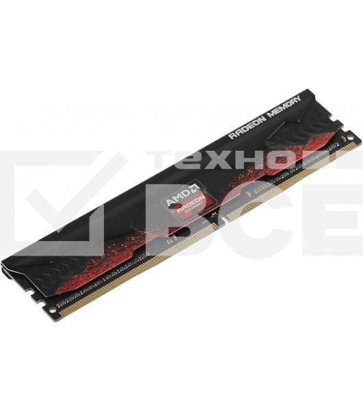 Оперативная память AMD Radeon R7, DDR4, 16GB, 2666MHz, CL16, с радиатором, черный