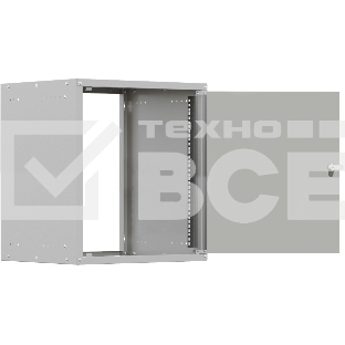 Шкаф коммутационный NTSS Lime (NTSS-WL9U5560GS) настенный 9U 550x600мм пер.дв.стекл несъемн.бок.пан. 30кг серый 110град. IP20 сталь