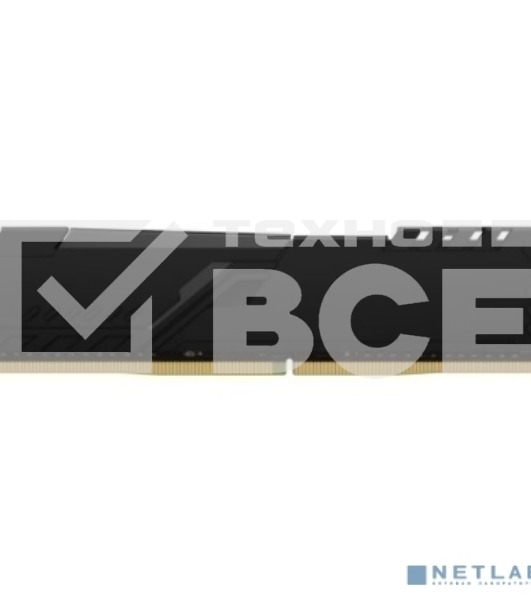 Оперативная память Kingston Fury Beast, DDR4, 16GB (2x8GB), 3600MHz, CL17, с радиаторами, черный
