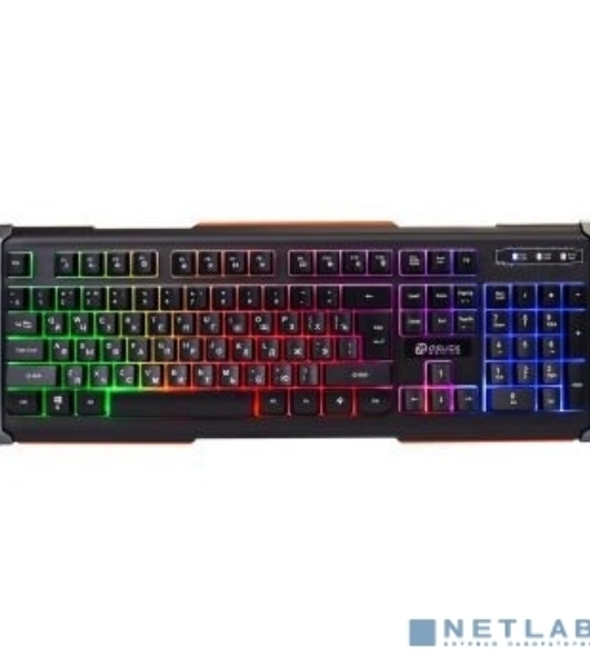 Клавиатура Oklick 710G черный/серый USB Multimedia