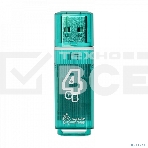 Флеш диск 4Gb USB Drive <USB2.0> Smartbuy Glossy series Green (SB4GBGS-G), фото2