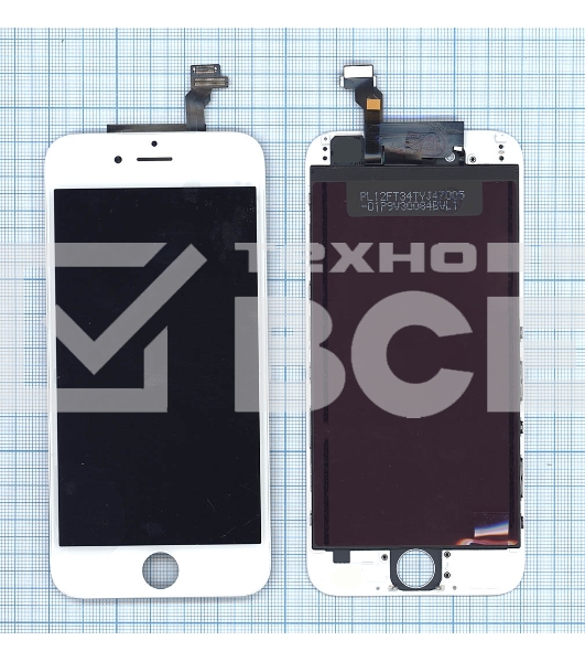 Дисплей для iPhone 6 в сборе с тачскрином (Tianma), белый