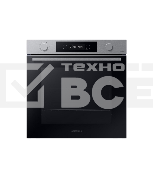 Встраиваемый духовой шкаф электрический Samsung NV7B4125ZAS/WT серебристый/черный