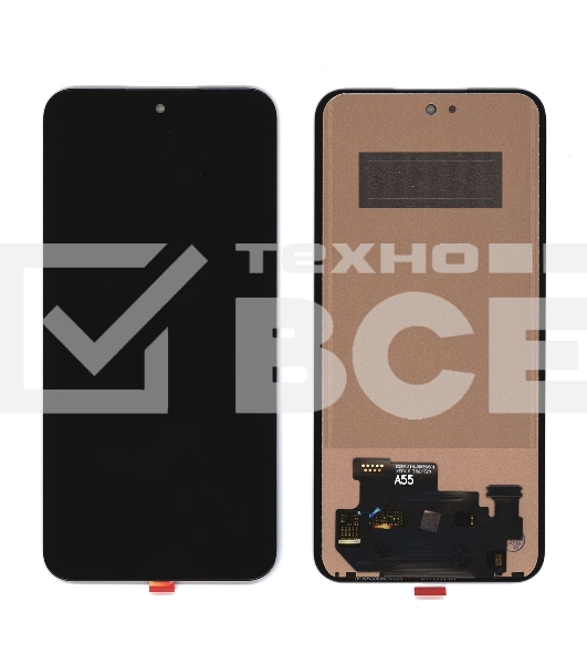 Дисплей для Samsung Galaxy A55 5G SM-A556B в сборе с тачскрином черный