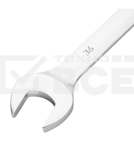 Ключ комбинированный Сибртех 36 мм, никелированный