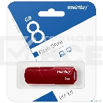 Флешка USB Smartbuy CLUE Burgundy (SB8GbCLU-BG), 8Gb, USB 2.0, R/W 15/8, красный, фото4