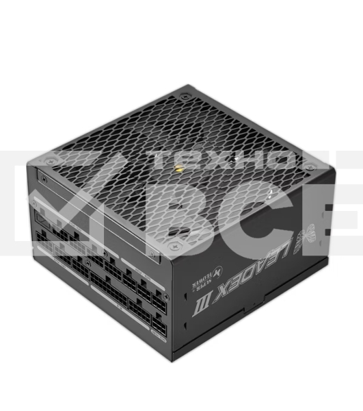 Блок питания Super Flower Power Supply Leadex III Gold SF-850F14GE(GL), 850W, ATX 3.1, 140mm, 8xSATA, 3xPCI-E(6+2), 1x12VHPWR(12+4), APFC, 80+ Gold, Full Modular