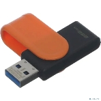 Флешка USB Kingston DataTraveler Exodia S (DTXS/256Gb), 256Gb, USB 3.2 Gen 1, R/W 70/25, оранжевый/черный, фото5