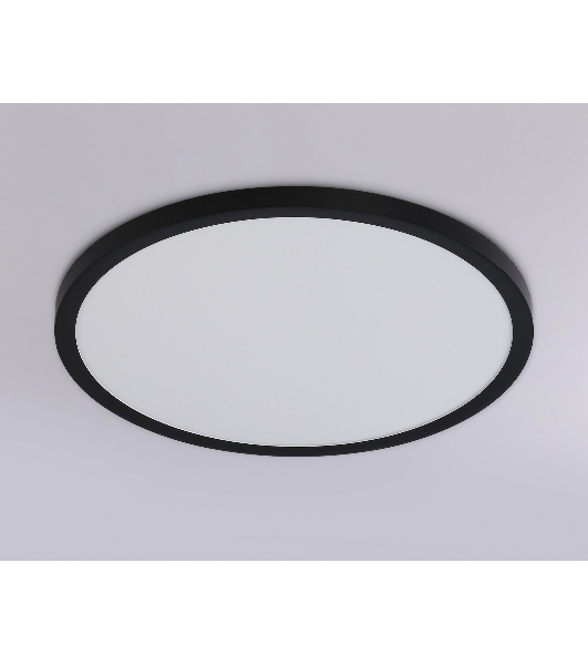 Светильник светодиодный ультратонкий Ambrella light FZ1961 BK черный IP54 40W 5000K D470*15 (Без ПДУ)