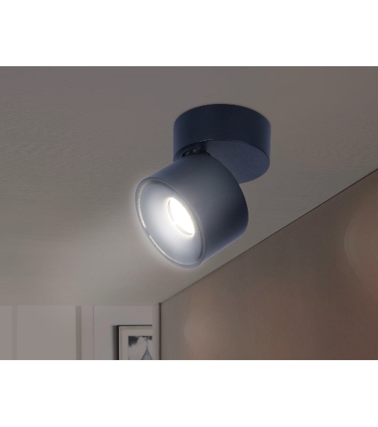 Светильник Ambrella light TN269 SBK черный песок LED 4200K 7W D75*83