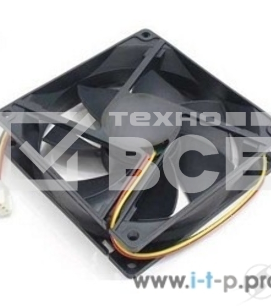 Вентилятор для корпуса Gembird D8015BM-3 черный, 80 мм, 2600 об/мин, 27 дБ, 3 pin