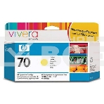 Картридж струйный HP №70 C9454A желтый для HP DJ Z2100/Z3100 (130мл), фото2