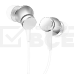 Наушники Xiaomi Mi In-Ear Headfones Basic Silver, фото 1