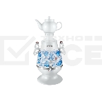 Самовар Centek CT-0091 A (белый+рисунок) 4.0л, 2300Вт, поддерж.t + LED индикатор, фото 1