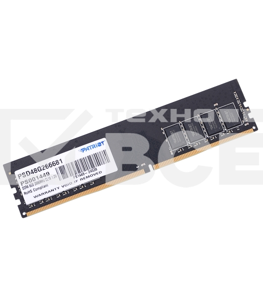 Оперативная память Patriot Signature, DDR4, 8GB (1x8 GB), 2666 MHz, CL19