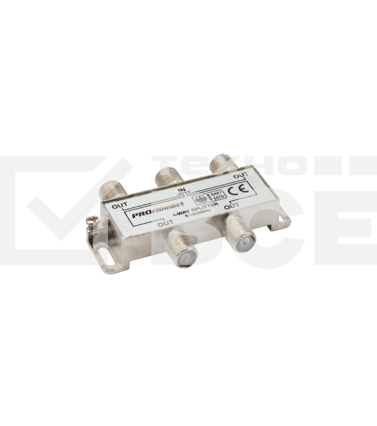 Делитель ТВ х 4 под F разъём 5-1000 МГц 05-6023 PROconnect