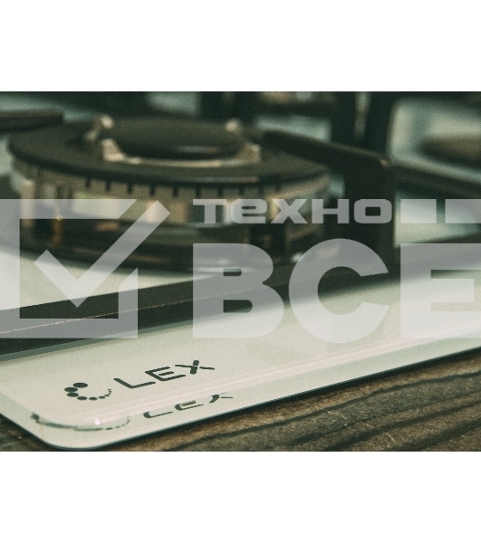 Газовая варочная поверхность LEX GVG 640-1 WH белый