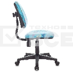 Кресло детское Бюрократ KD-4 голубой Sticks 06 крестовина пластик, фото5