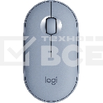 Мышь беспроводная Logitech Pebble M350 серый, 1000 dpi, радиоканал, Bluetooth, USB, кнопки - 3, фото17