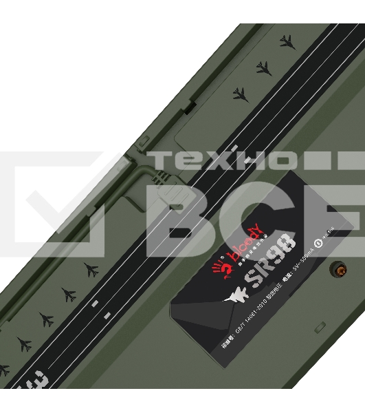 Клавиатура A4Tech Bloody S98 Aviator механическая зеленый USB for gamer LED (S98 AVIATOR)