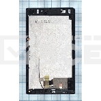 Модуль (матрица + тачскрин) для Asus ZenPad 7.0 Z370 черный с рамкой, фото 1