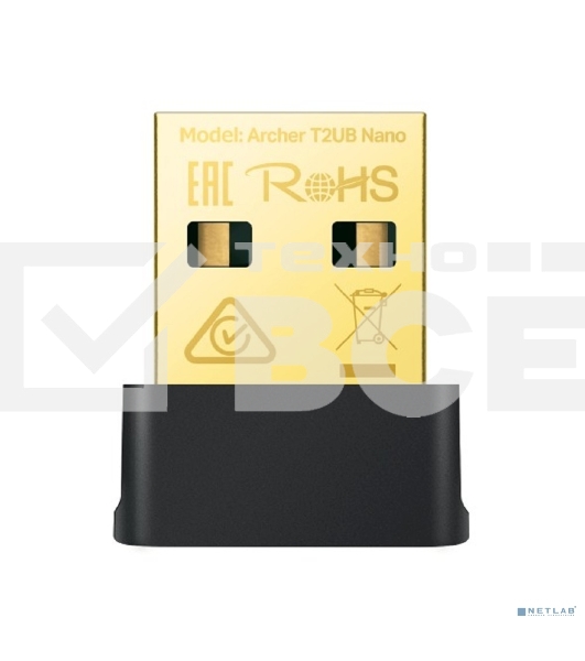 Ультракомпактный двухдиапазонный Wi-Fi USB-адаптер TP-Link Archer T2UB Nano AC600 Bluetooth 4.2