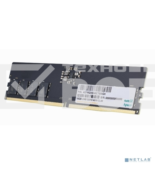 Оперативная память Apacer, DDR5, 16GB (1x16GB), 4800MHz, CL40